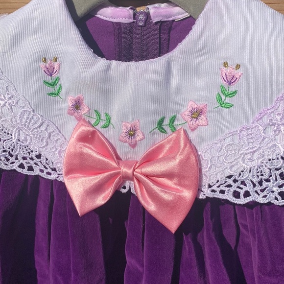 Baby Velvet Dress - Picture 4 of 8